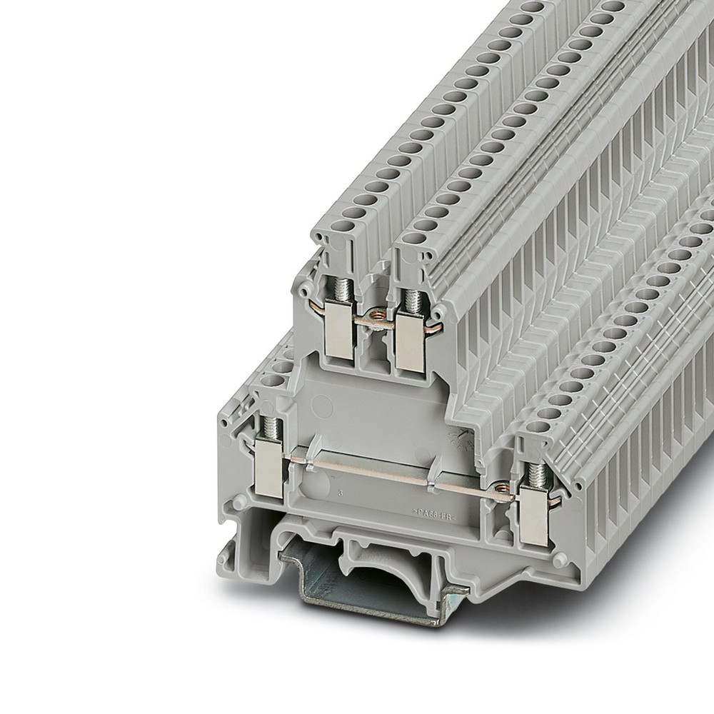 2pcs PHOENIX UKKB 3 2771010 Double-level Terminal Block Gray New ✦KD