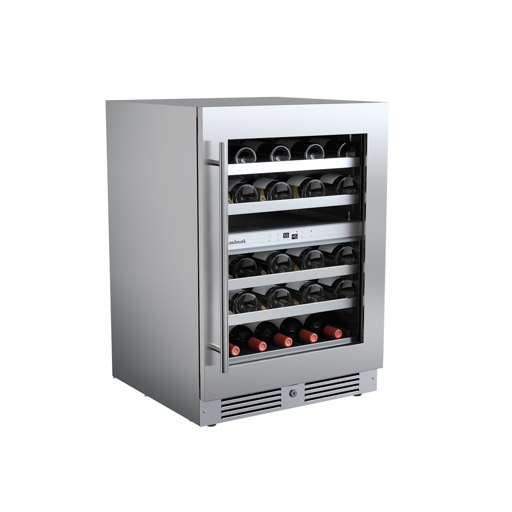Landmark L3124UI2WGRH 24"W 37 Bottle Capacity Panel Ready Wine - Panel Ready