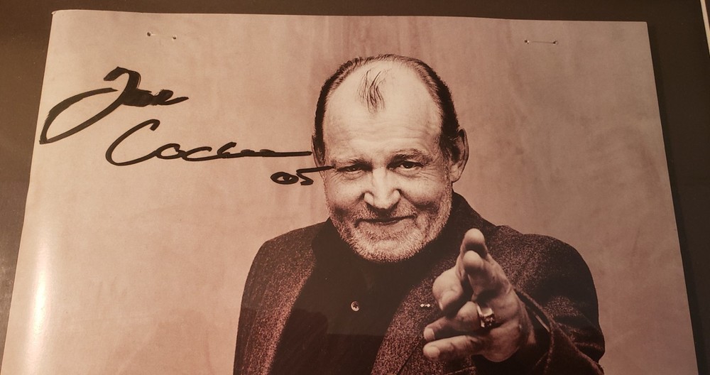 Joe Cocker Heart & Soul program Autographed, Professionally framed plus more