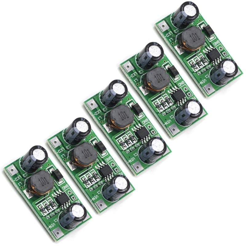 5Pieces LED Lighting Driver PWM Dimming Control Board Small Design for Maker