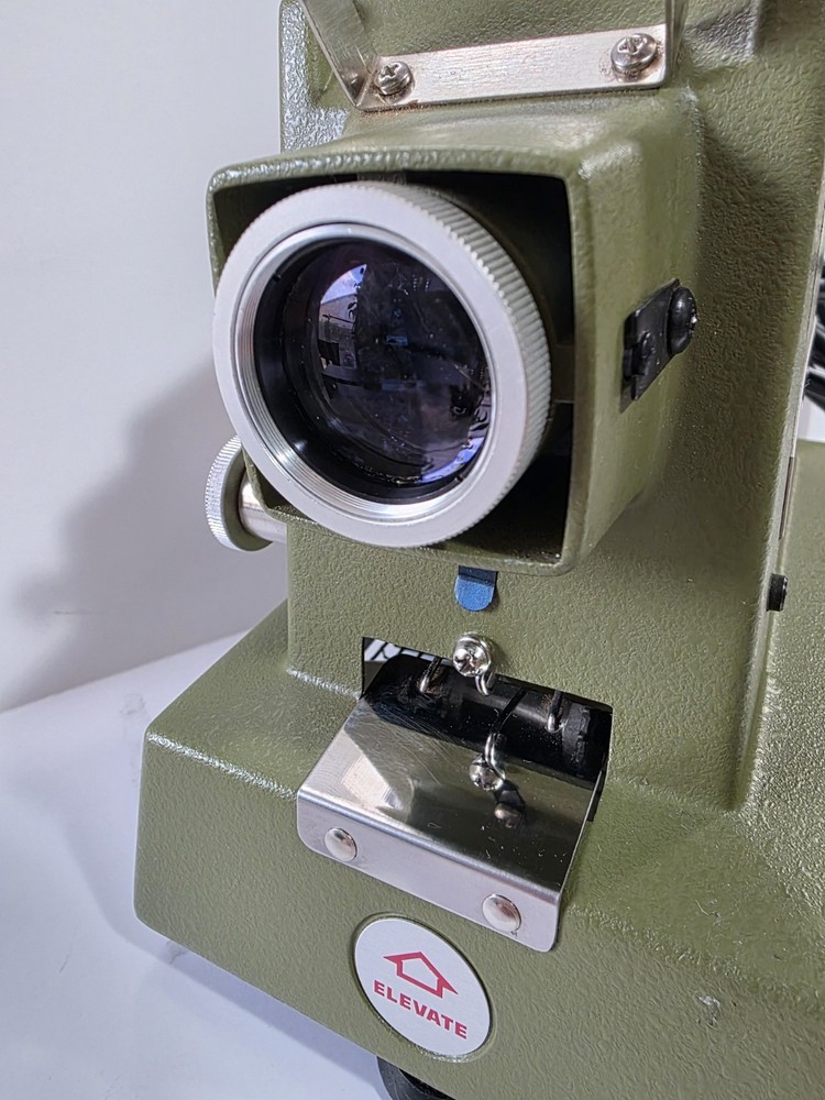 Vintage Standard Projector Equipment Model 666-N Slide Projector Powers On