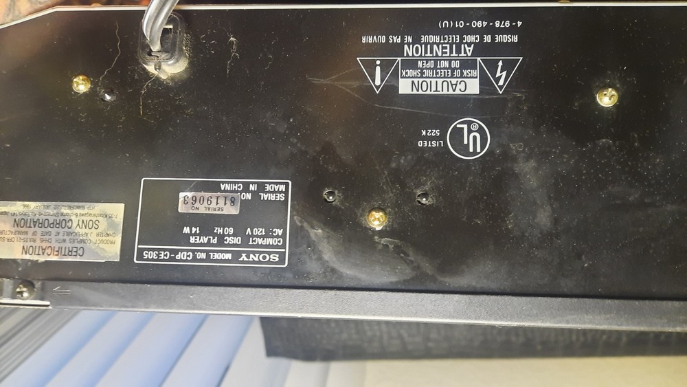 Sony CDP-CE305 TESTED WORKS