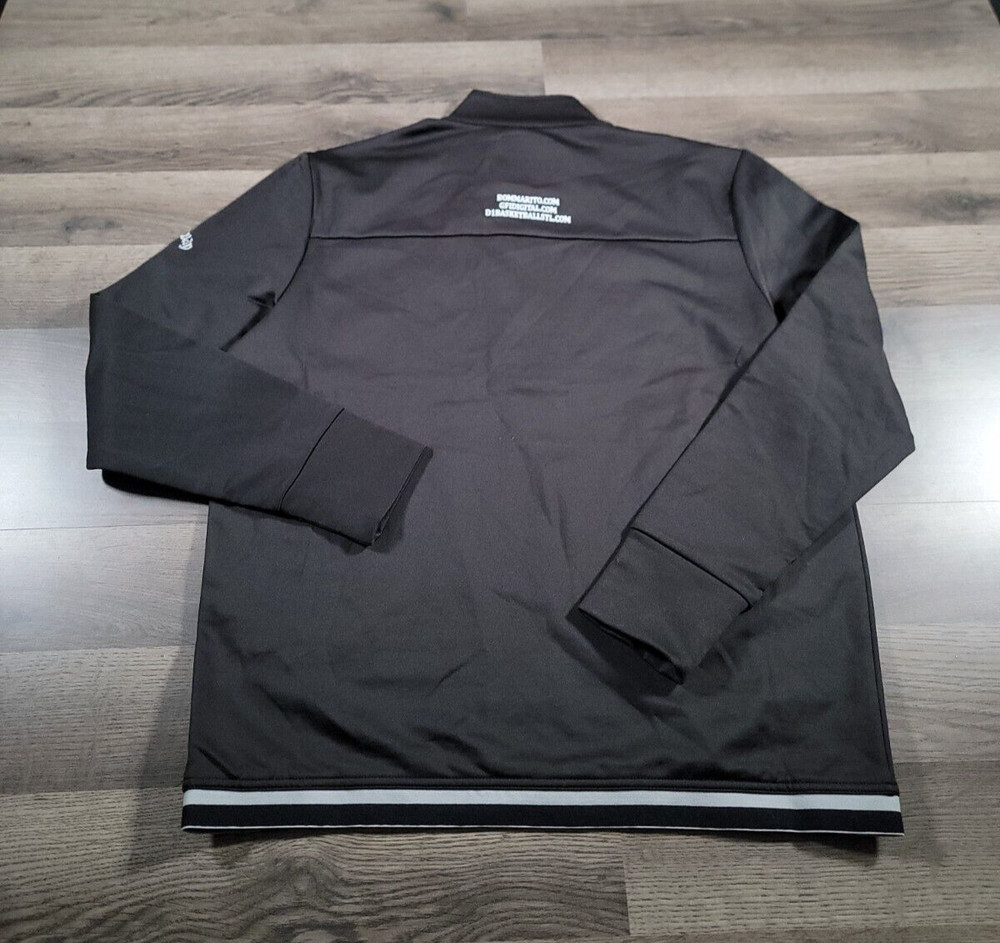 Callaway Golf Pullover Jacket 1/4 Zip Black Medium CBC High School Stretch NWT
