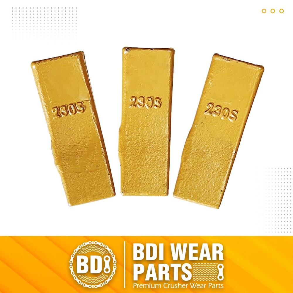 23 230 Series 230S Bucket Teeth Replacement Teeth with 23FP Flex Pins