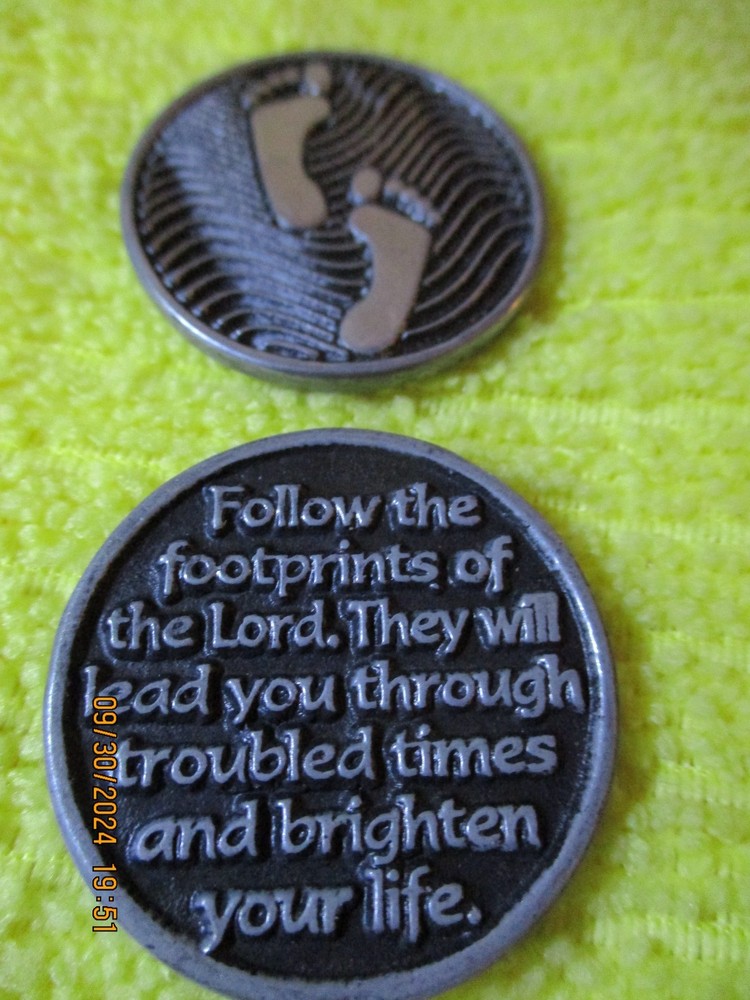 COIN Chip ONE DAY AT A TIME SERENITY PRAYER Recovery Programs