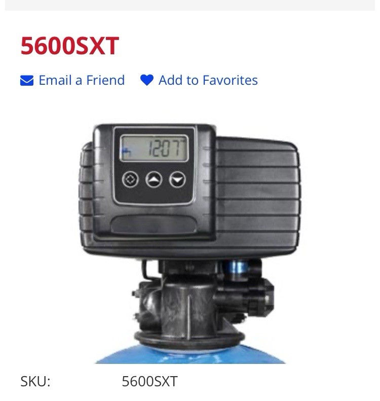 Fleck 5600 SXT Water Softener Valve Good Price & Ships Free