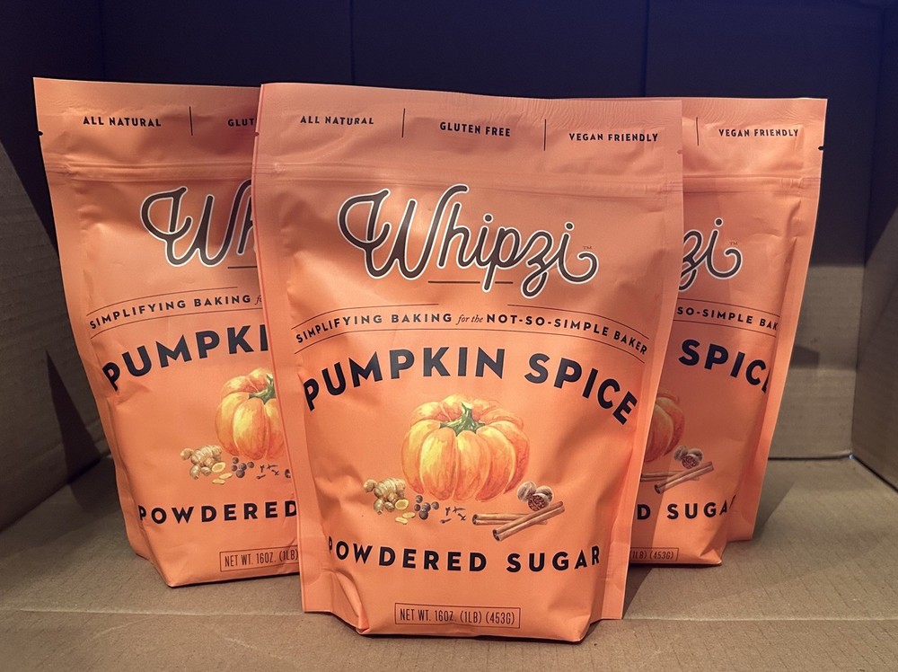 Pumpkin Spice Flavored Powdered Sugar 16 oz Bag (3 Pack)