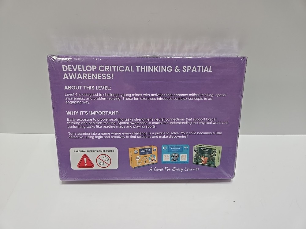 Scribble Smart Workbook LEVEL 4 Logic & Brain Development Cognitive Learning NEW