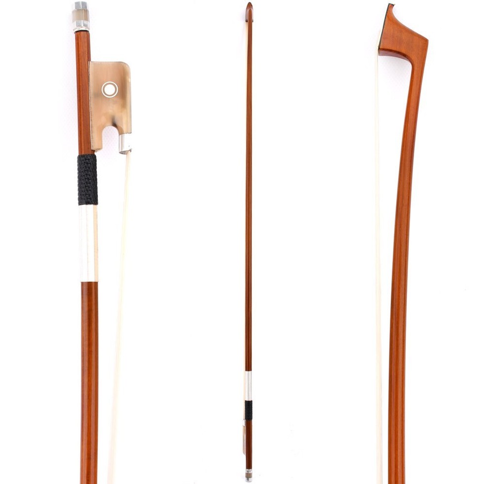 D.PECCATTE Copy Master Pernambuco Cello Bow 4/4 White OX Parisan eye Silver Fast