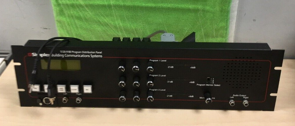 Simplex 5120-9180 Program Distribution Panel