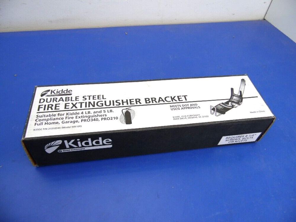 Kidde 21010545 ,5 lb. Multiple Use Fire Extinguisher Retention Bracket,NEW