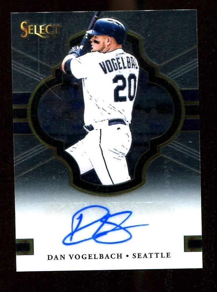 Dan Vogelbach 2018 Panini Select #SS-DV Chronicles Auto Mariners 52225