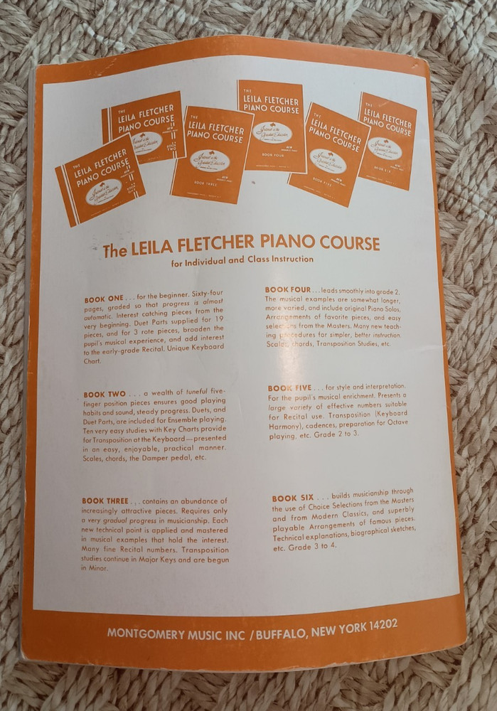 The Leila Fletcher Piano Course Book Three
