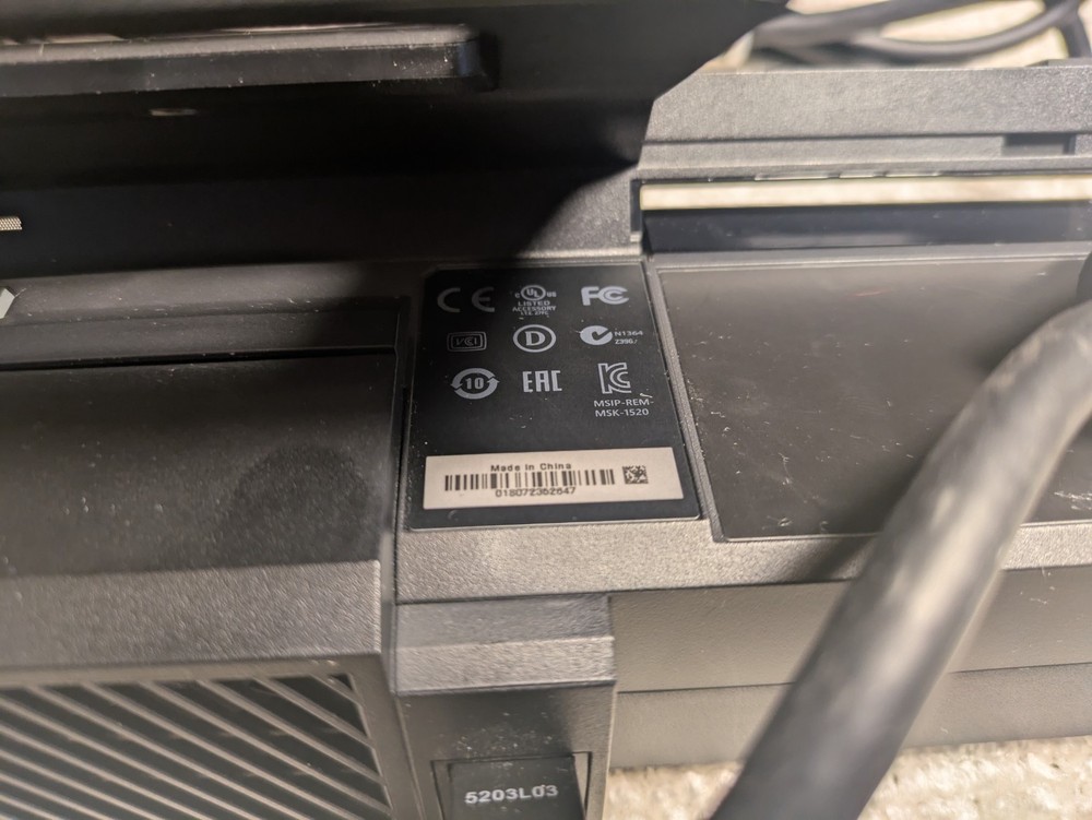 KINECT For XBOX ONE Model 1520 Sensor Bar Black