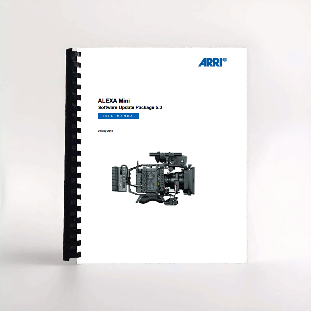 ARRI Alexa Mini User Manual