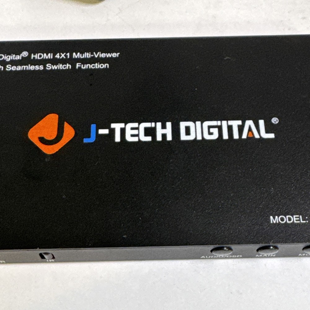 J-Tech JTECH-MV41 Digital HDMI 4x1 Multi-viewer Seamless Switch Function Tested