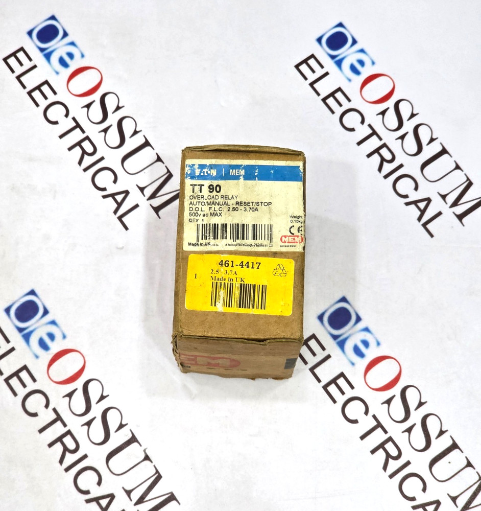 EATON TT90 OVERLOAD RELAY 2.5-3.7A