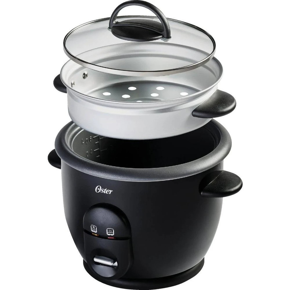 Oster Rice & Grain Cooker, Diamondforce Nonstick Coating, 6 Cup