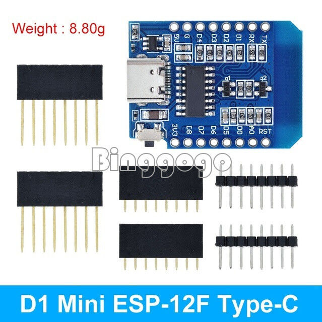 ESP8266 ESP-12 WeMos D1 Mini WIFI Development Board NodeMCU Lua Module Type-C