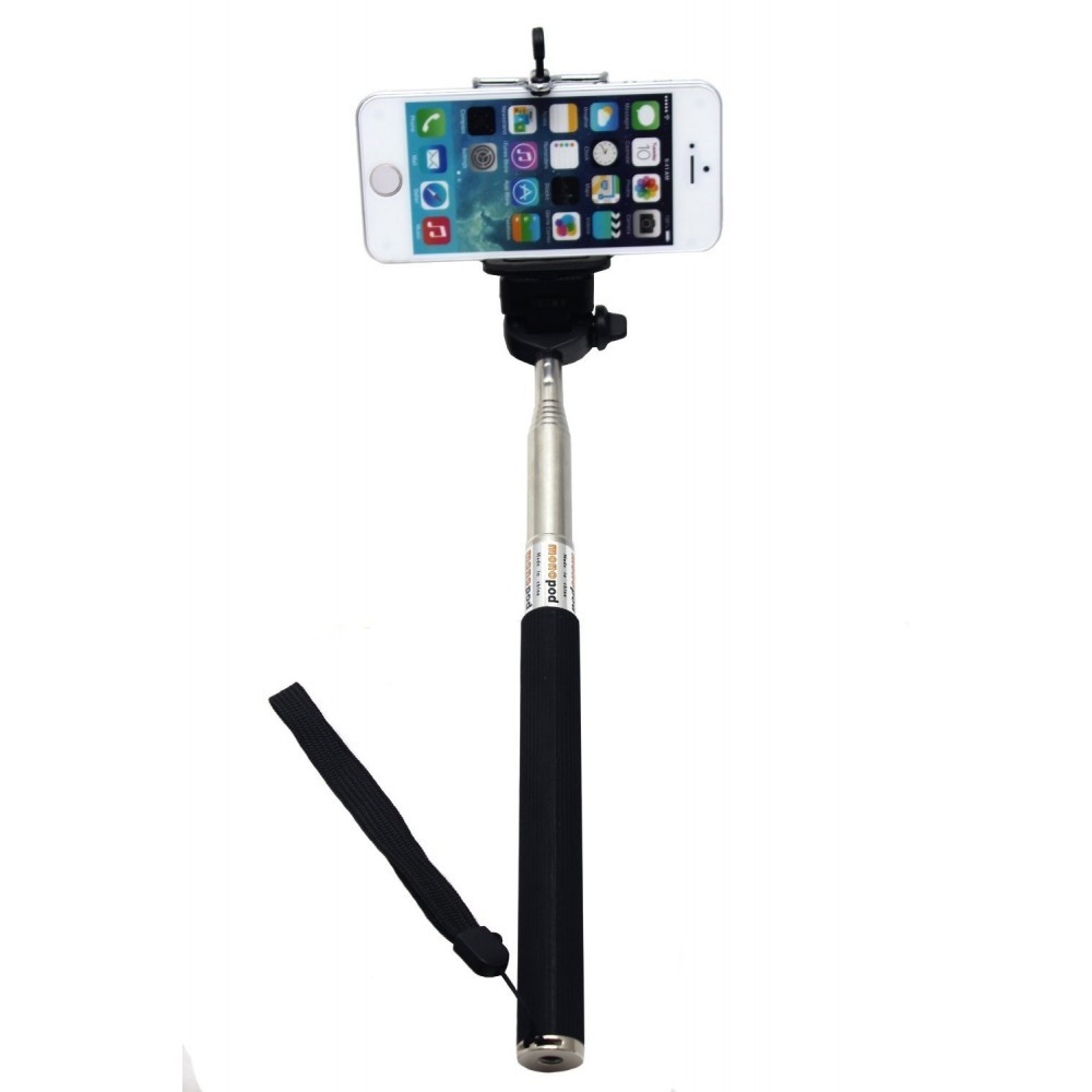 SELFIE STICK + BLUETOOTH REMOTE CAMERA SHUTTER BUNDLE