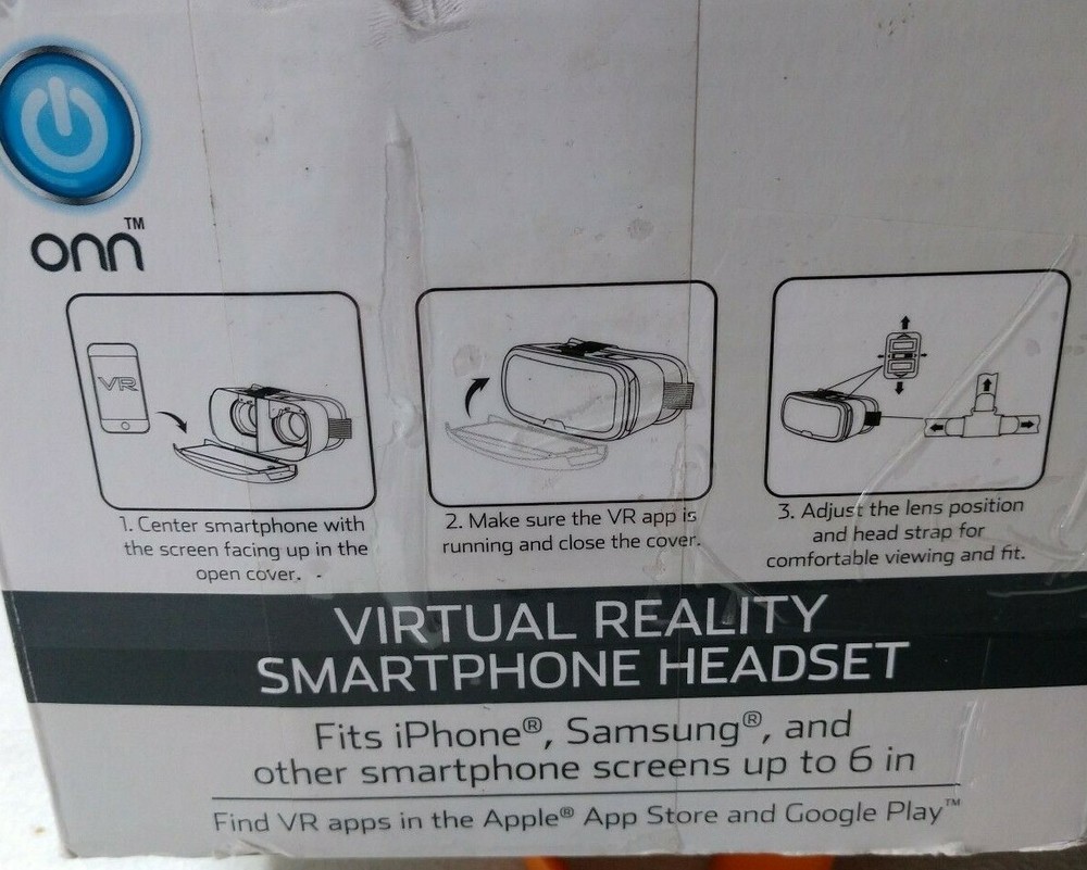 Virtual Reality Smartphone Headset iPhone Samsung 6-inch