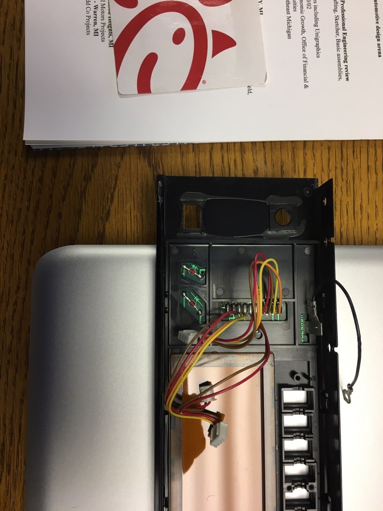 ORIGINAL FRONT PANEL REPLACEMENT PART - BSR 4000XR EQ Equalizer