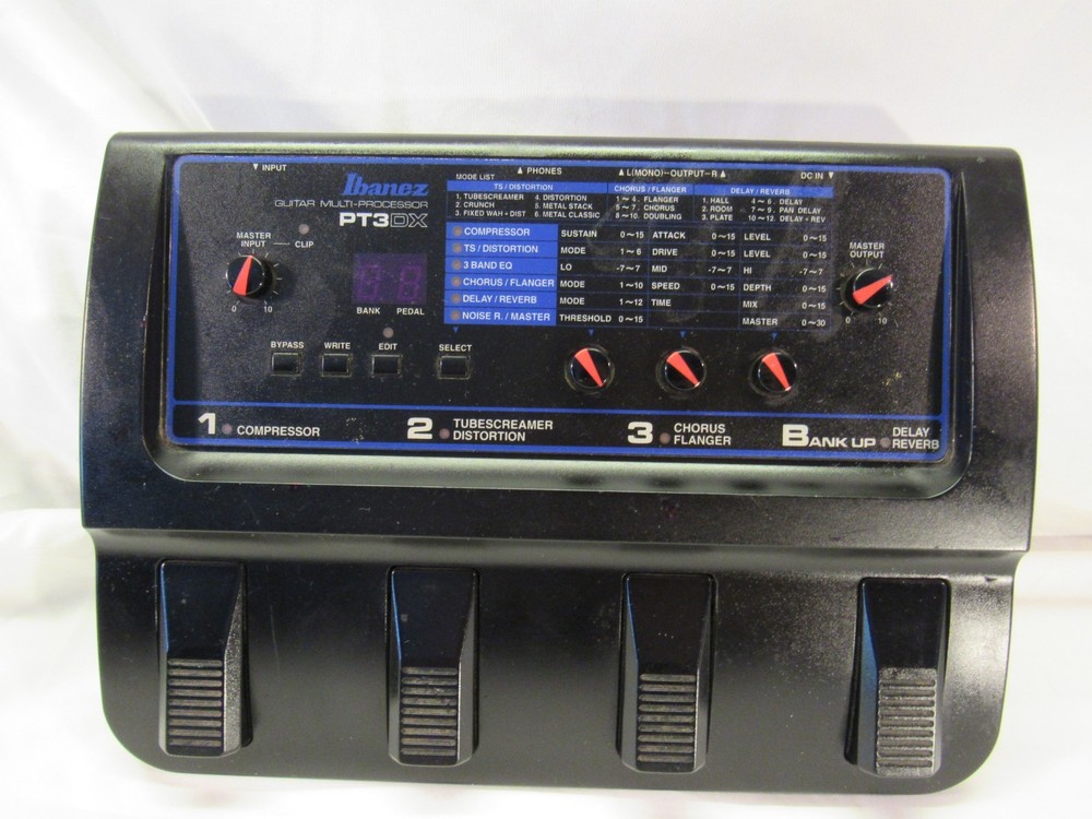 Ibanez PT3DX Guitar Multi-Processor  Pedal SSL-P3D-0101A