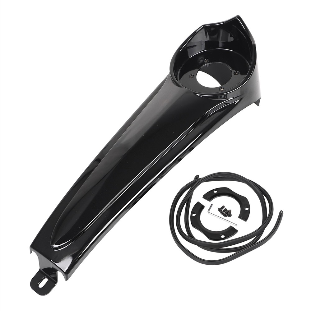 Black Stretched Dash Panel For Harley Touring Electra Glide Classic FLHTC FLHT