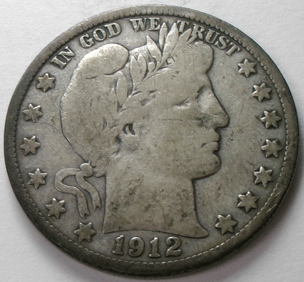 1912-D Barber 50¢ Half Dollar