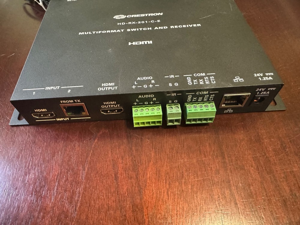 Crestron HD-RX-201-C-E HDMI Multiformat Switch & Receiver