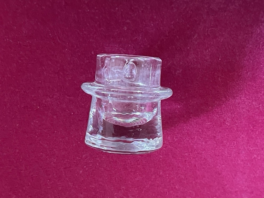 (2) Percolator Coffee Pot Glass Knobs - Knob Lips Lock into Lid - KNOBS ONLY