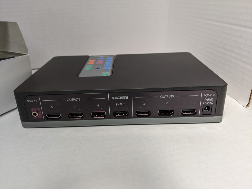 Radient Technologies REPEAT6 6 HDMI Distributor - Open Box Never Used