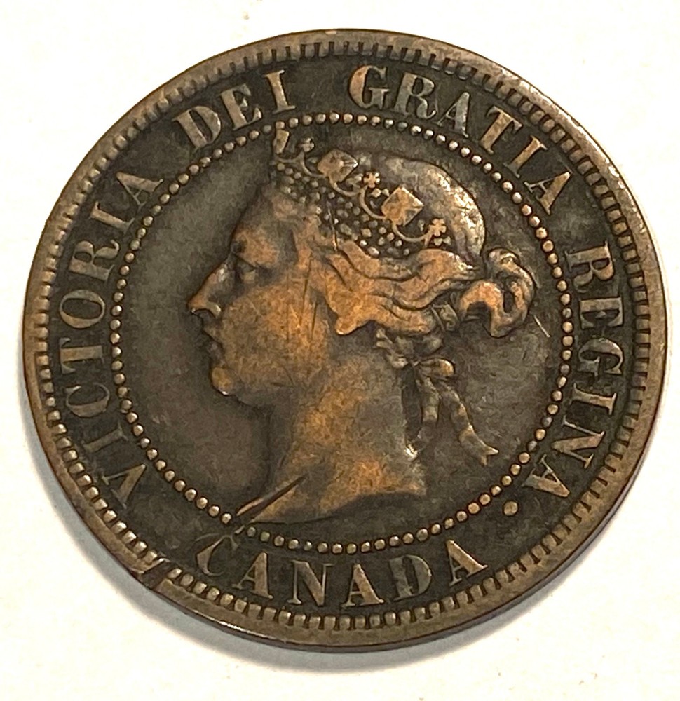 1882 H Canada Large Cent Higher Grade #3