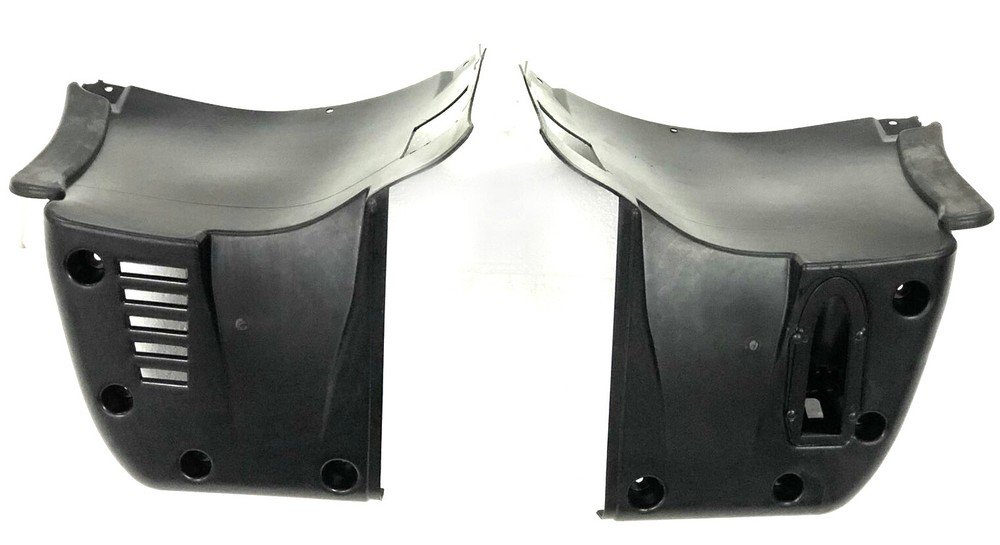 BMW E39 M5 L+R PP plastic FRONT form M BUMPER SPLASH PANEL pork chops 2pc