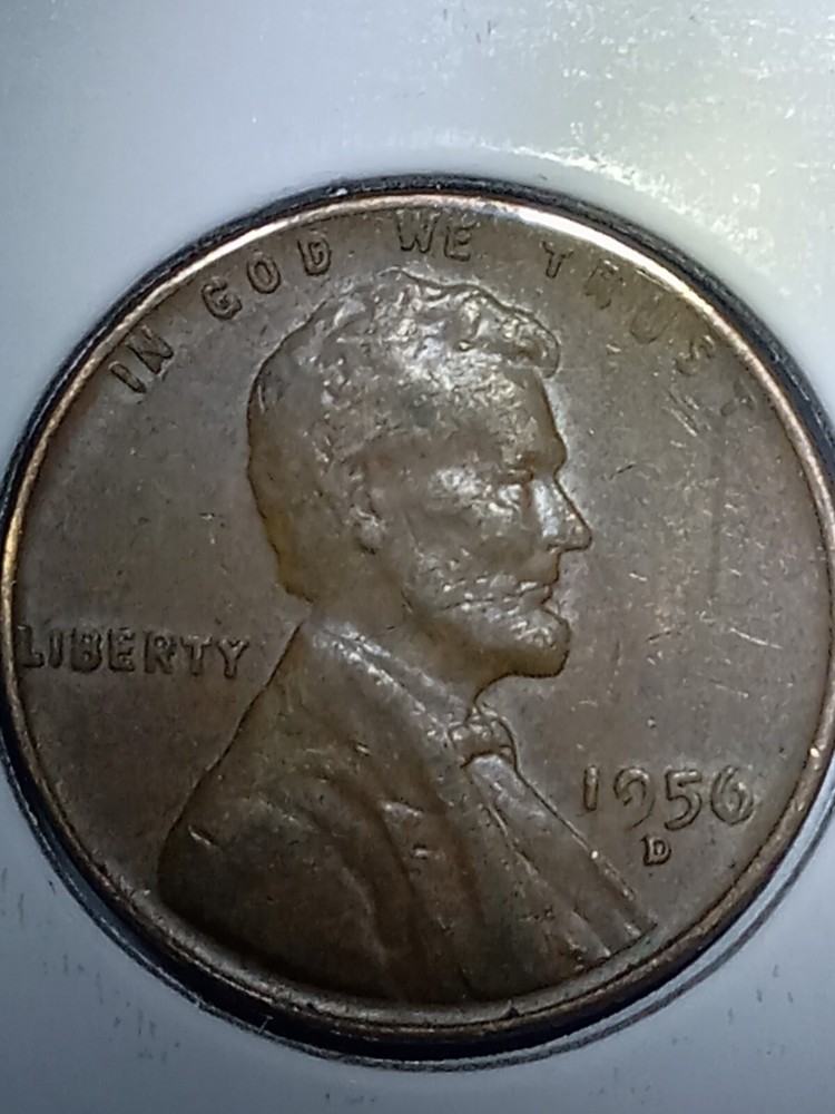 1956 Denver Lincoln Cent Doubled Die Obverse!!