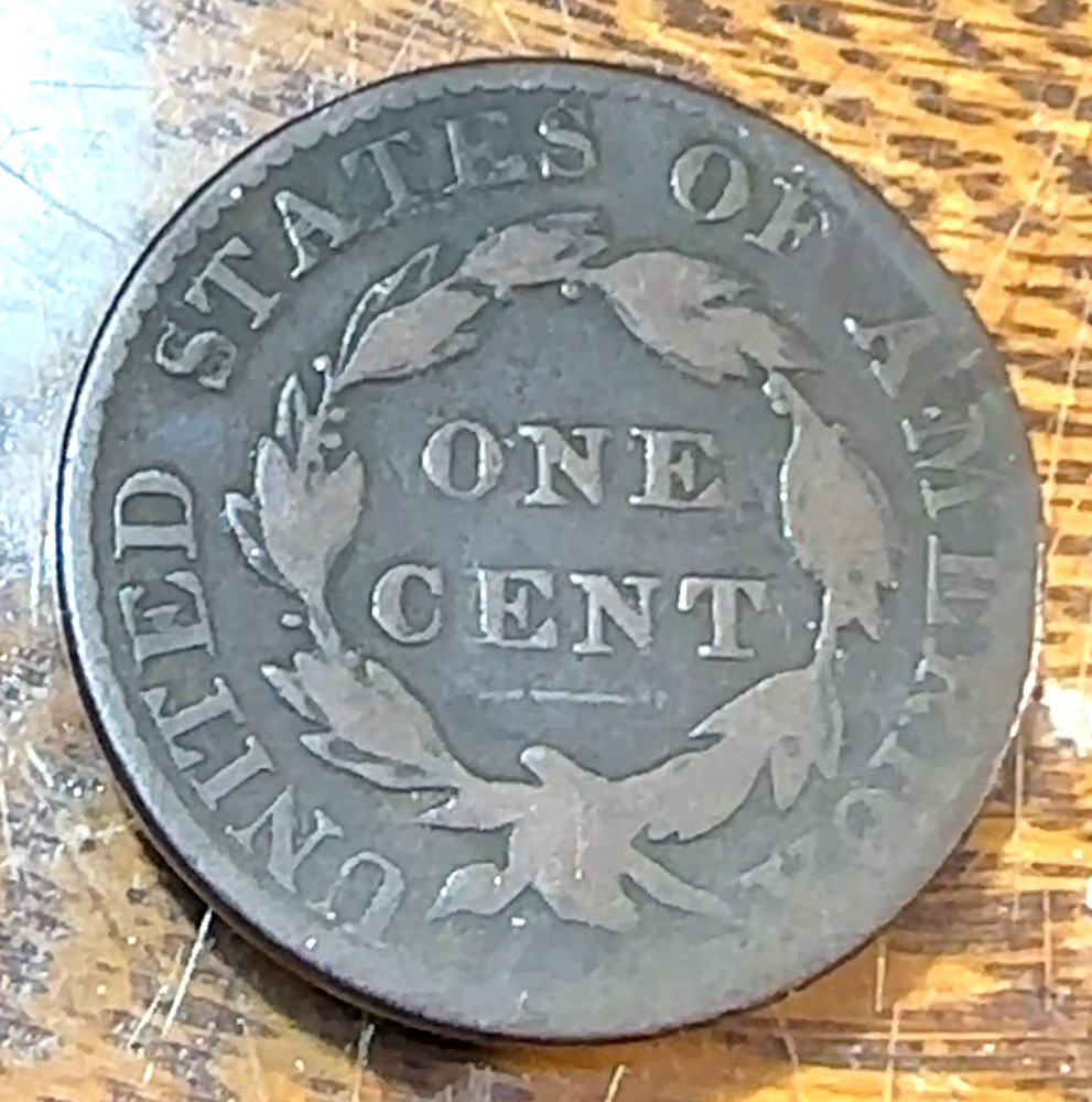 1824 Large Cent Nice Original Brown VG Choice Planchet CHRC