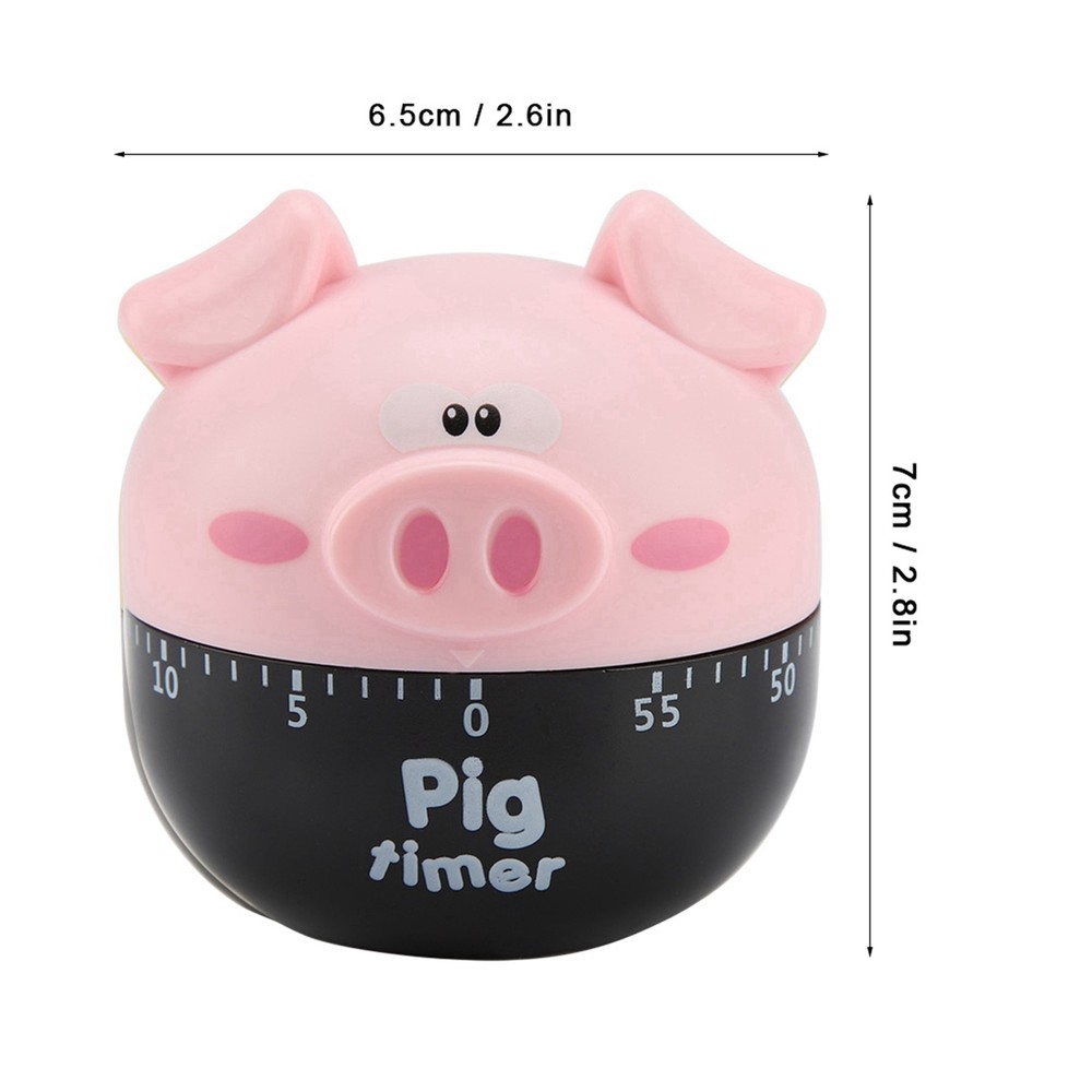 Pig Kitchen Timer Mechanical Timer For Cooking Eggs Cakes