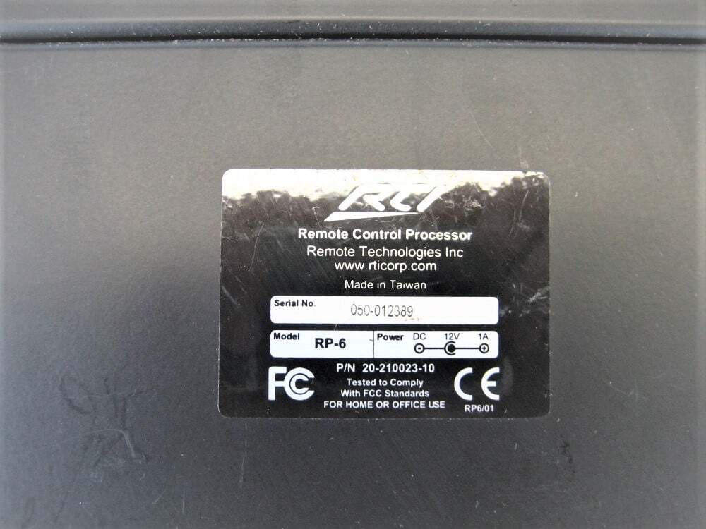 RTI - RP-6 - Remote Control Processor - Black - Used - Free Shipping
