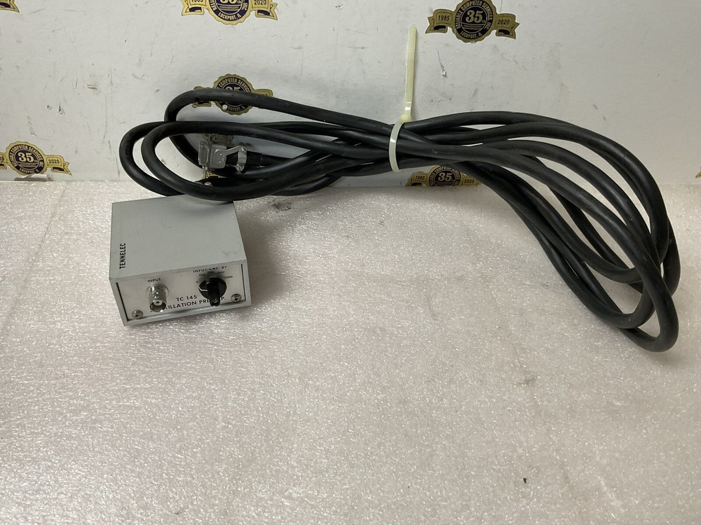 TENNELEC NIM computer module model # TC 145 Scintillation Preamp Amphenol cable
