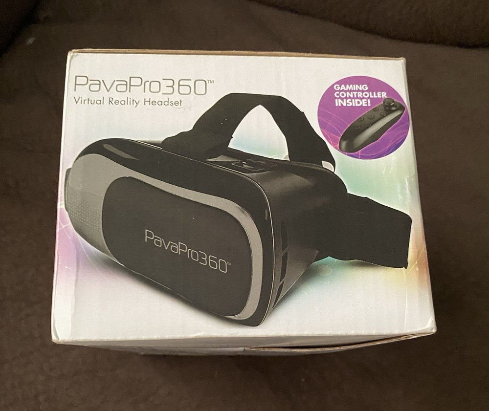 PavaPro360 Virtual Reality Headset with Gaming Controller VR Headset