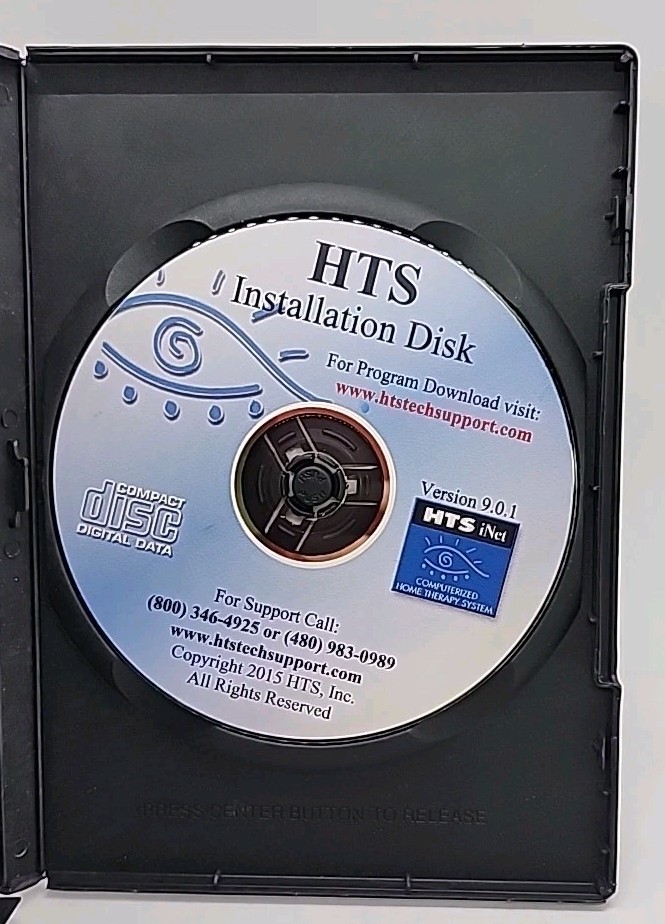 HTS iNet Computerized Home Vision Therapy CD-ROM Eye Strain Exercises