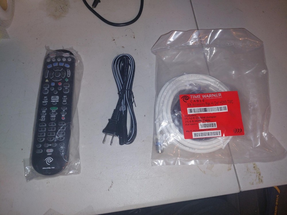 Time Warner Cable TV Easy Connect Kit, With Cords