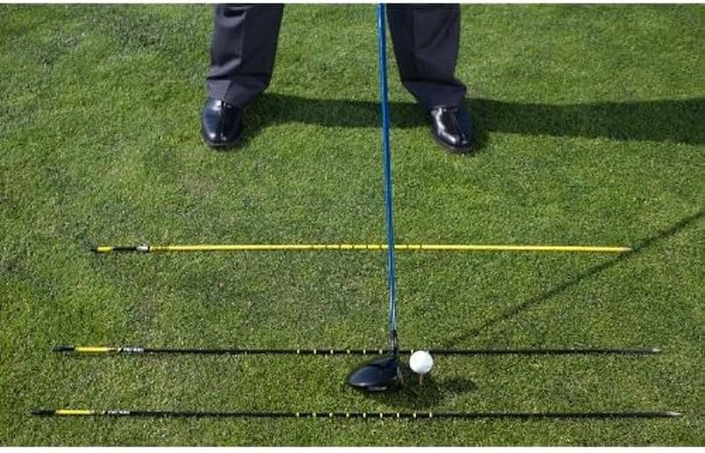 Golf Alignment Sticks Training Aid with 3 Sticks