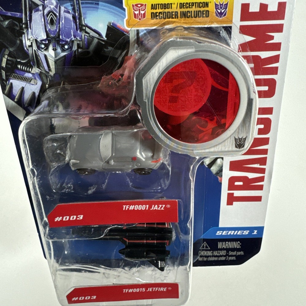 Transformers MicroMachines 2-Pack Jazz and Jetfire with Decoder