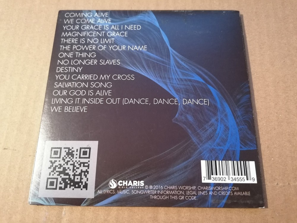 WE COME ALIVE CHARIS WORSHIP CD 2016