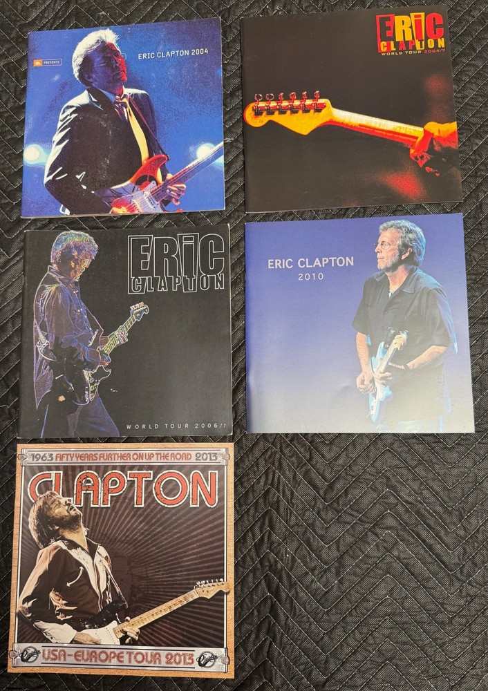 ERIC CLAPTON TOUR BOOK COLLECTION