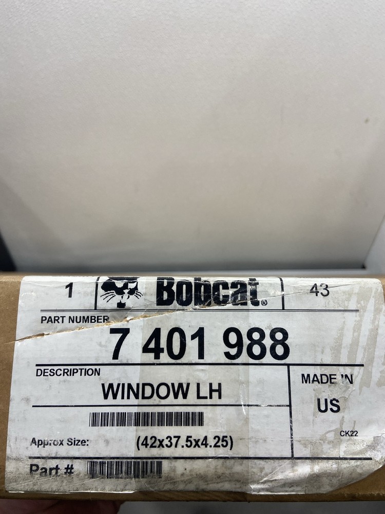 Bobcat Left Window For Loaders 7401988