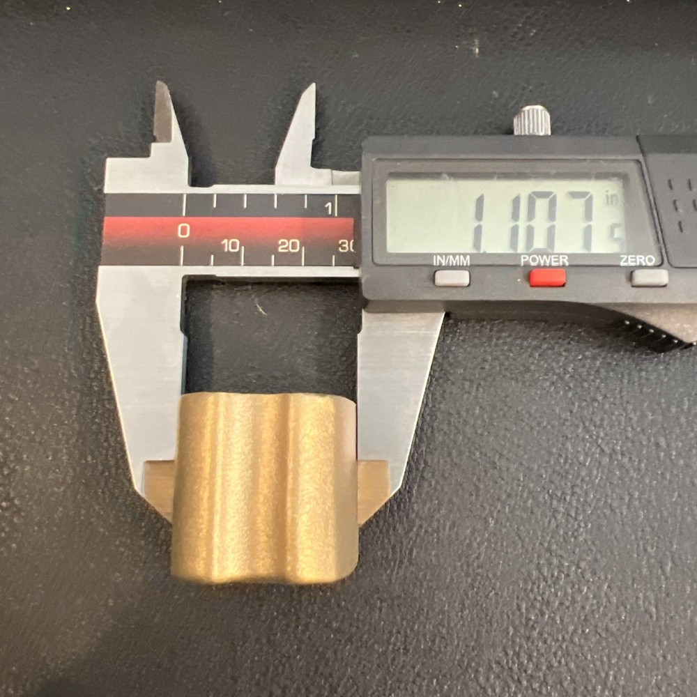 Brass Nose Cap For Muzzleloader