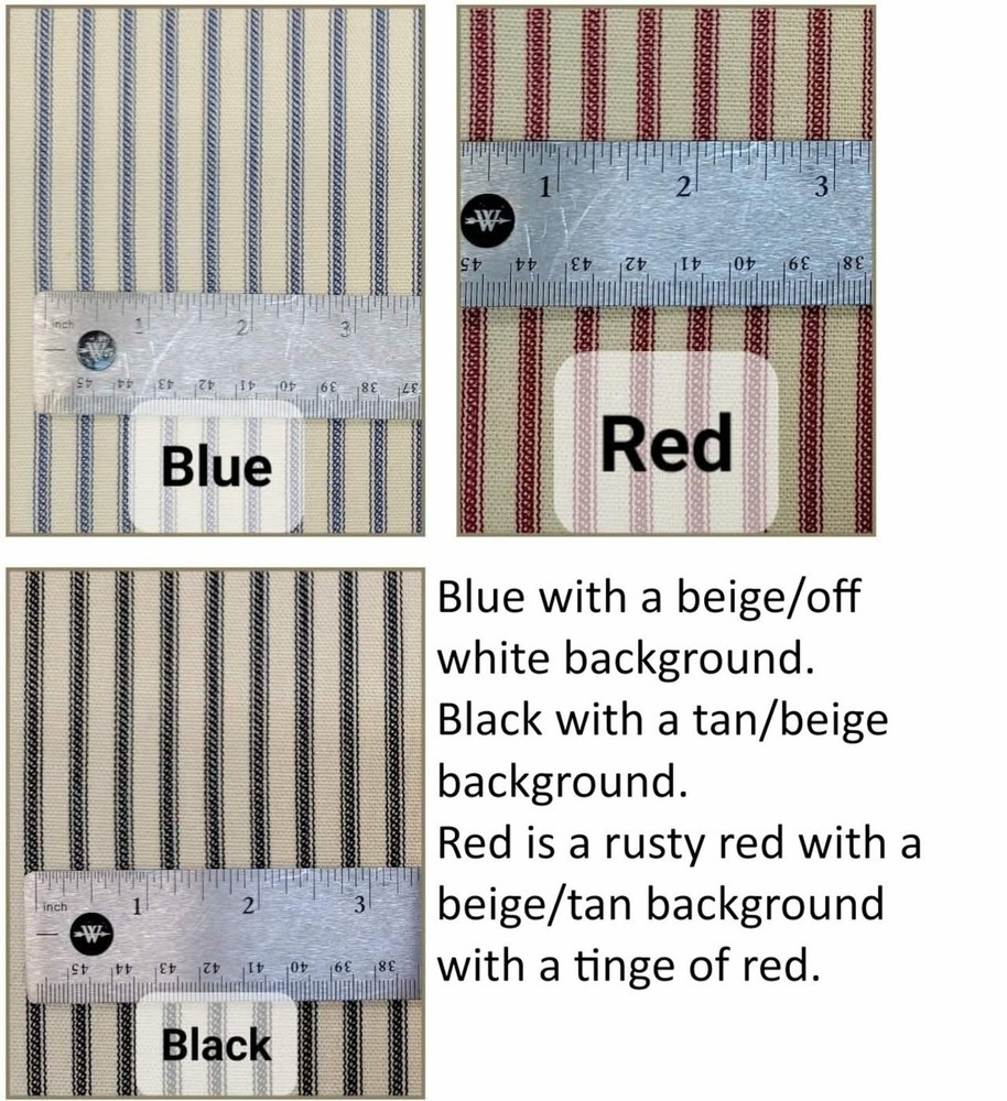 Ticking Stripe Tissue Box Cover (3 Colors Available)