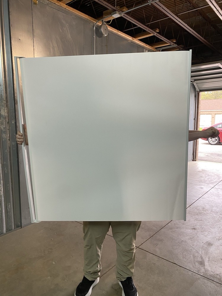 New White Window Pull Blinds – Compact Size (~13.5" Tall x 4" Wide)